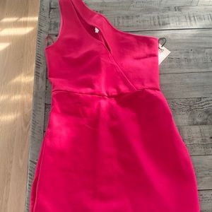 pink superdown revolve mini dress